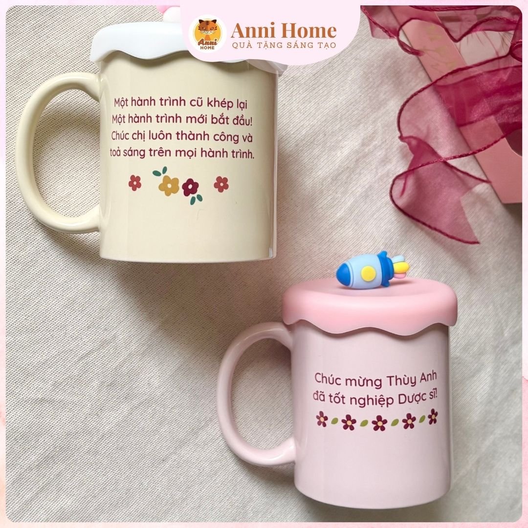 Special Mug - Set ly sứ in tên (có nắp)